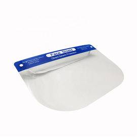 Clear Disposable Face Shield PPE Anti Fog Anti Splash Earloop Style Lightweight