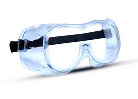 Anti certificats des protecteur de lunettes d'oeil en verre de preuve d'éclaboussure de brouillard de PVC ROHS